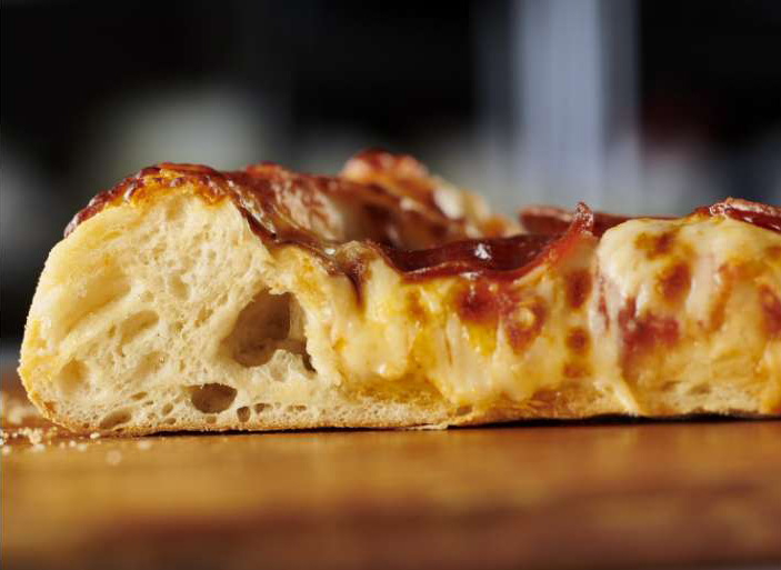 pizza crust detail