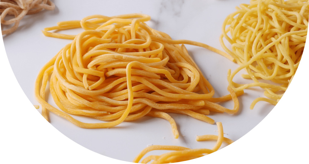 Various types of Asian noodles