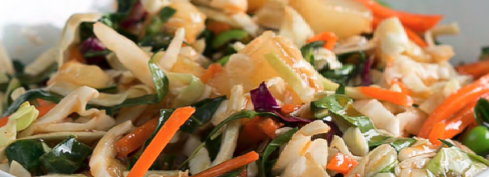 close up of stir fried vegetables