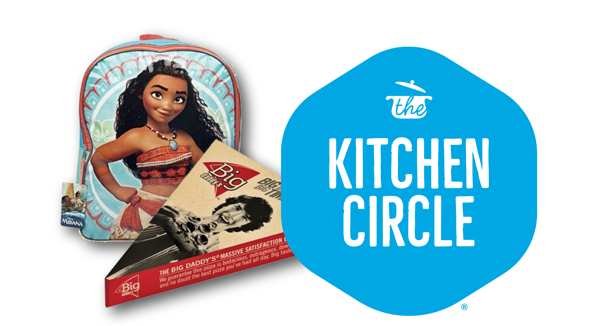 The Kitchen Circle logo next to product reward examples