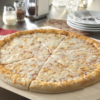 one primo rising crust cheese pizza