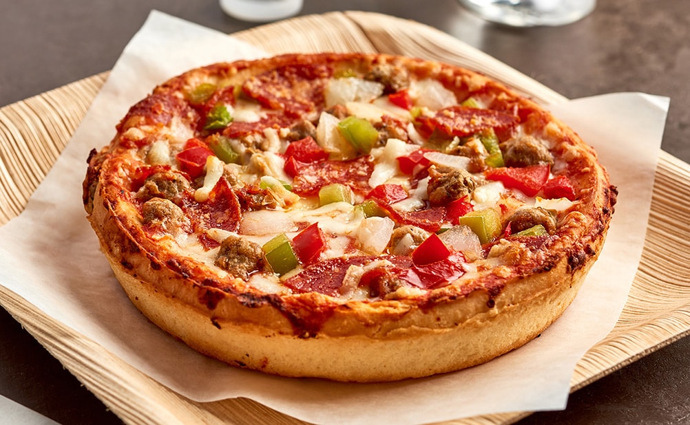 TONY’S® single serve supreme pizza, product code 63527