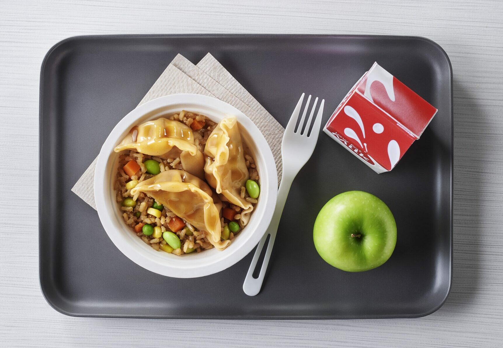 K-12 Vegetable Dumpling Fried Rice Combo