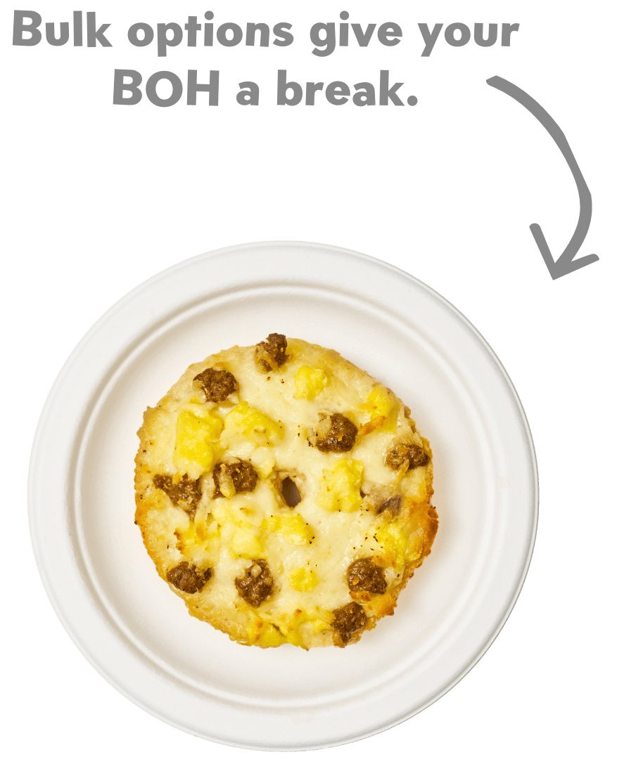 Bulk options give your back-of-house a break.
