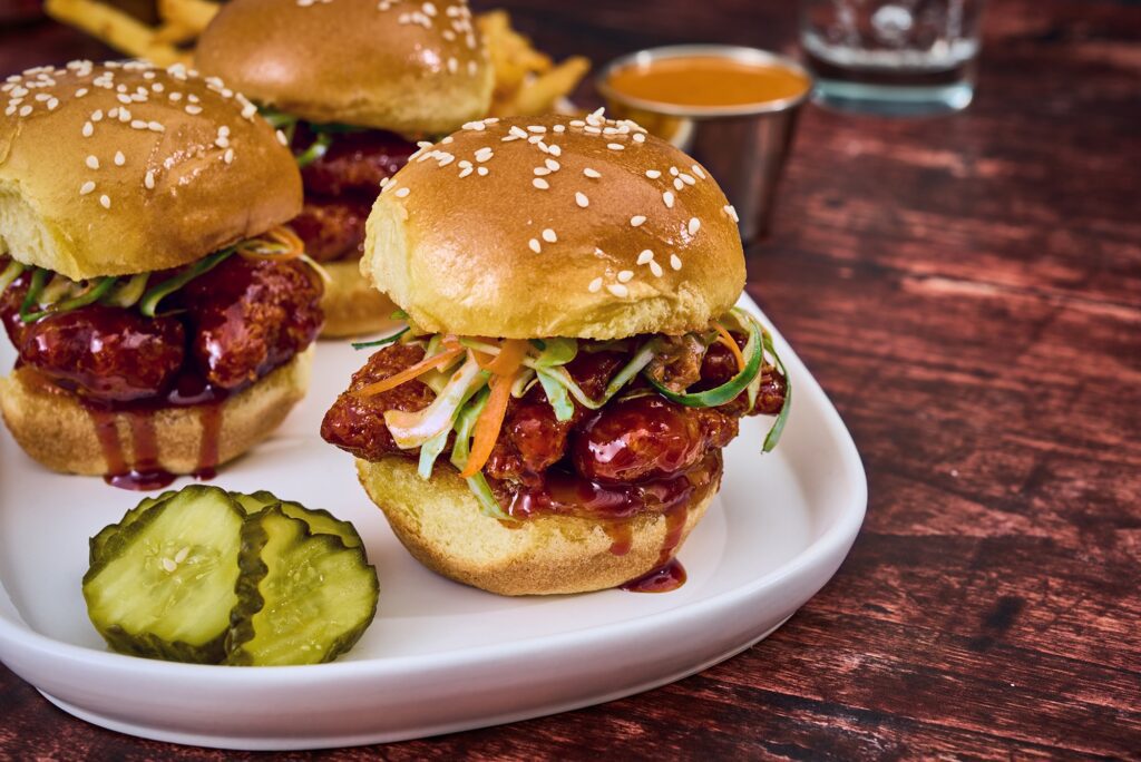 GOCHUJANG FRIED CHICKEN SLIDER