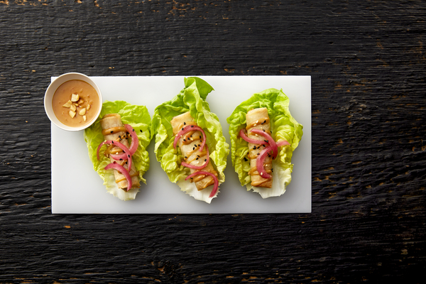 Minh spring roll lettuce wrap